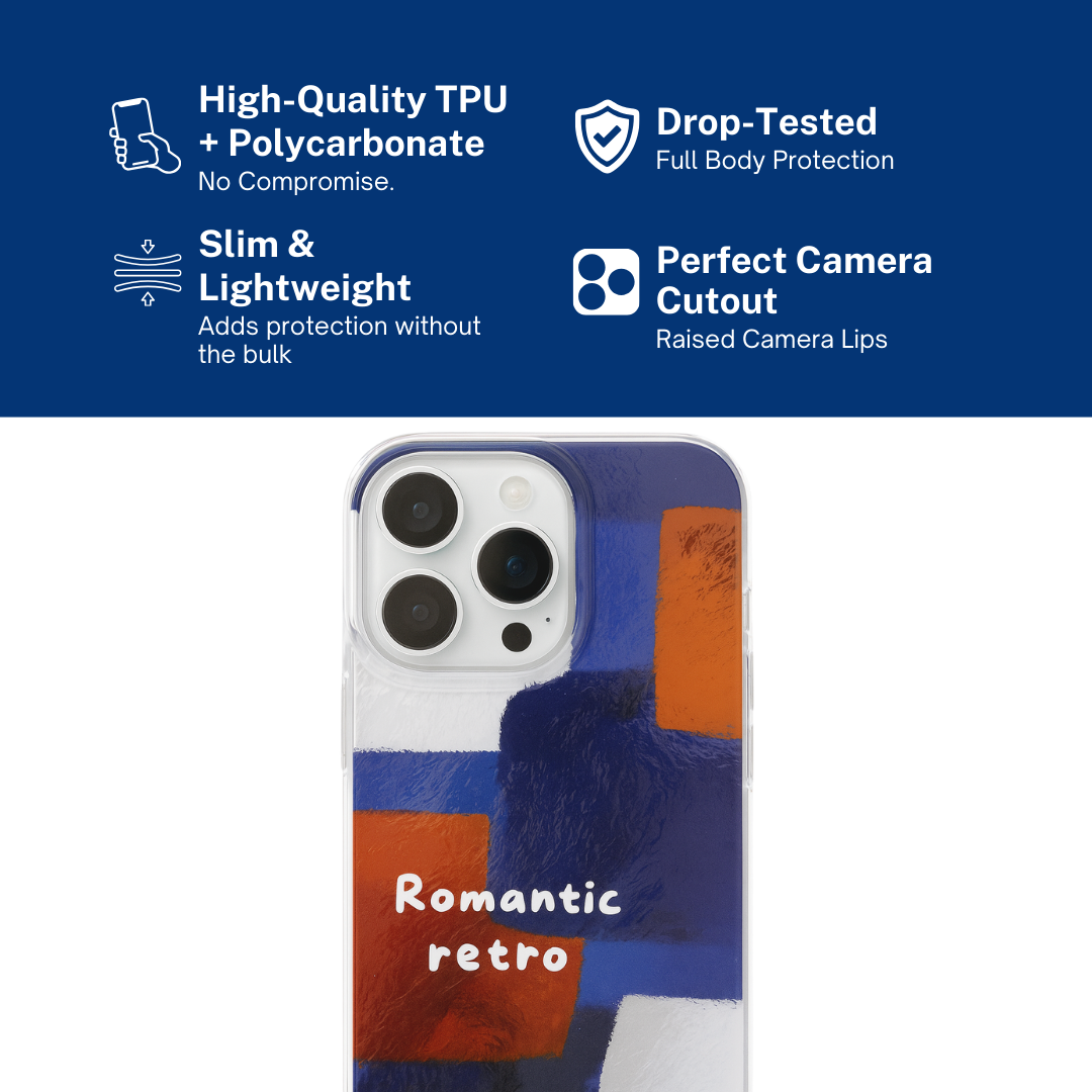 Romantic Retro iPhone 14 Pro Cover – Bold Style, Perfect Fit - Image 2