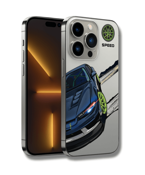 Shop the iPhone 14 Pro cover with bold racing car design. Slim, shockproof, scratch-resistant & built with premium TPU + PC for protection.