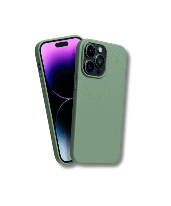 iphone 14 pro plain green cover sopraa