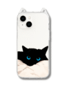 iPhone 15 Cat Shape Phone Cover sopraa