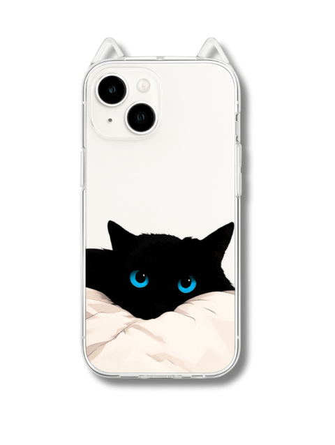 iPhone 15 Cat Shape Phone Cover sopraa