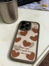 I Hope You Have a Good Time Heart Pattern iPhone Case