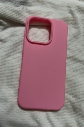 Minimalist Black Silicone iPhone Case Smooth Finish photo review