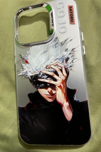 Satoru Gojo iPhone Anime Case – Bold and Stylish Design photo review