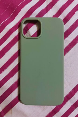 Minimalist Black Silicone iPhone Case Smooth Finish photo review