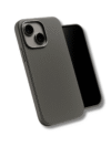 iphone 15 black grey leather case sopaa