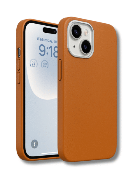 iphone 15 leather cover sopraa