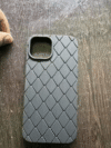 Matte Black Quilted Diamond Pattern Case