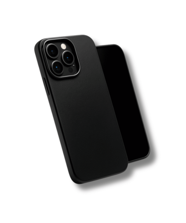 Luxury Slim Black Leather Protective Case