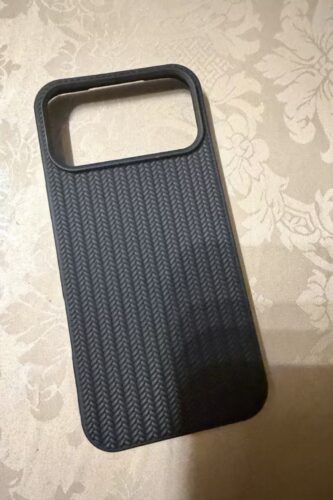 Woven Texture iPhone Case Durable and Stylish (Black) photo review