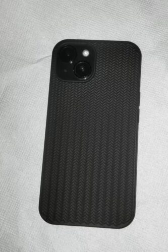 Woven Texture iPhone Case Durable and Stylish (Black) photo review