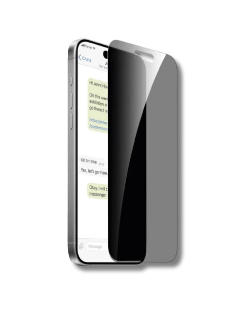 Privacy Sapphire Shield Tempered Glass - Anti-Spy 9H Hardness