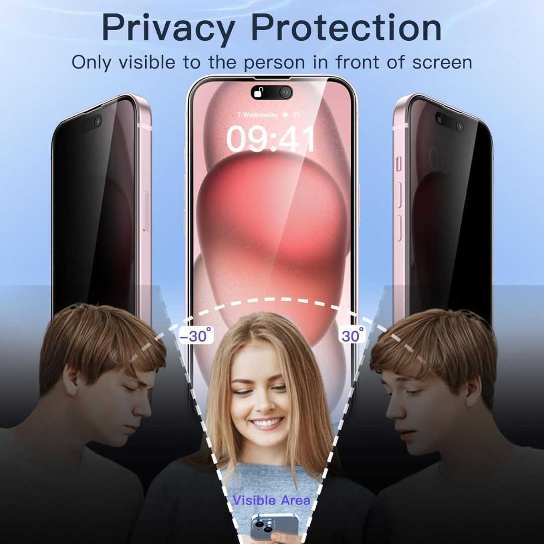 Privacy Sapphire Shield Tempered Glass - Anti-Spy 9H Hardness - Image 8