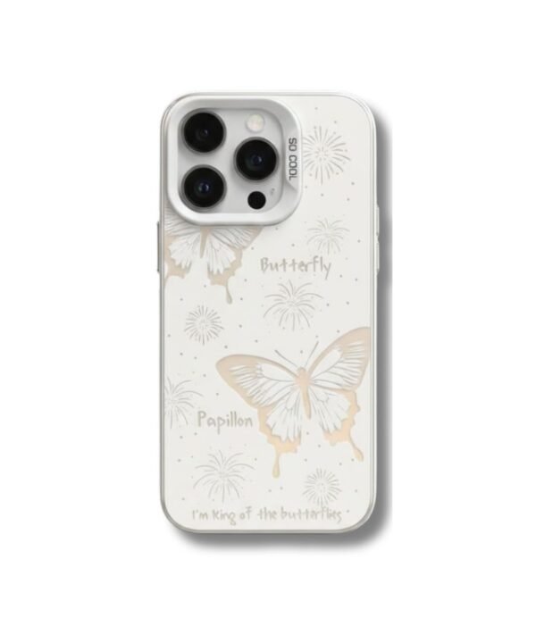 Gloss Butterfly Case with Floating Art Finish