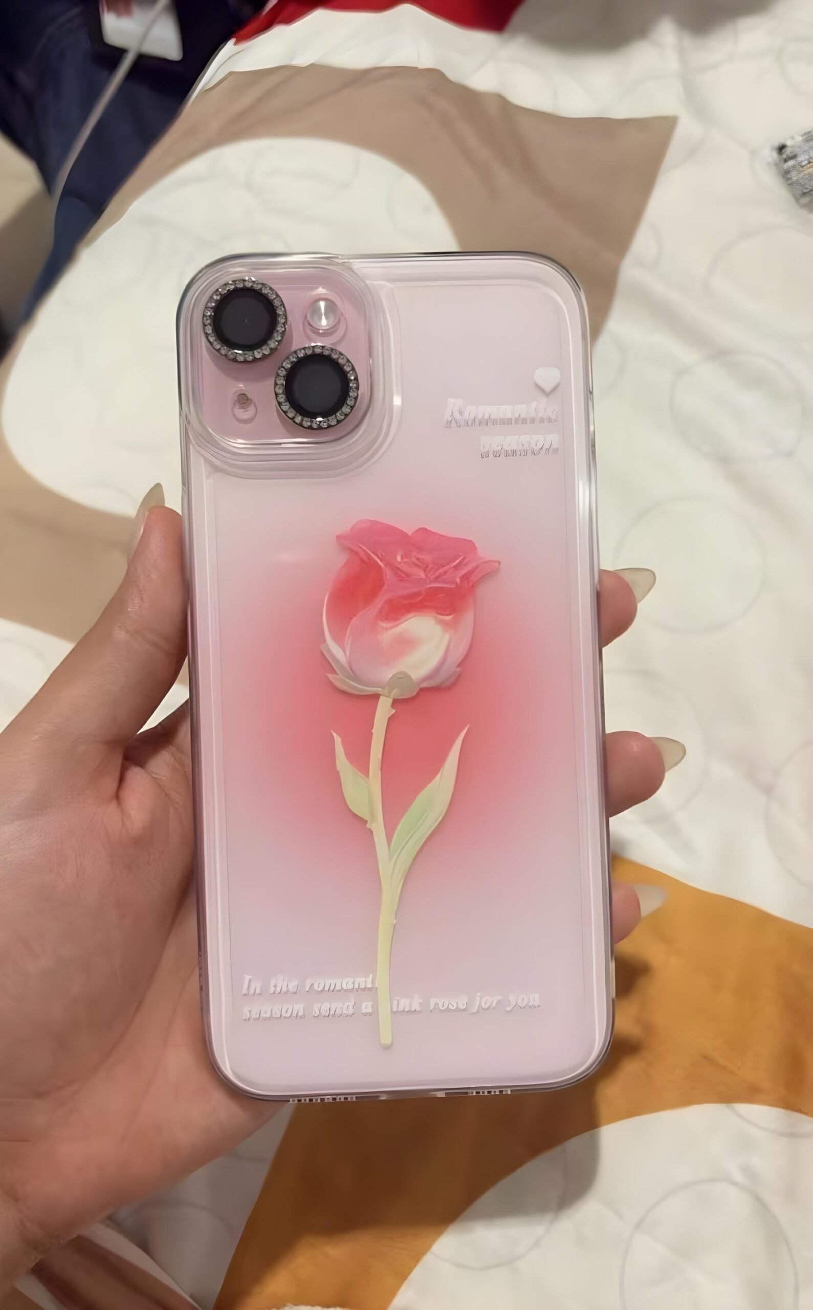 Sculpted Bloom Case with Blush Halo Detail photo review