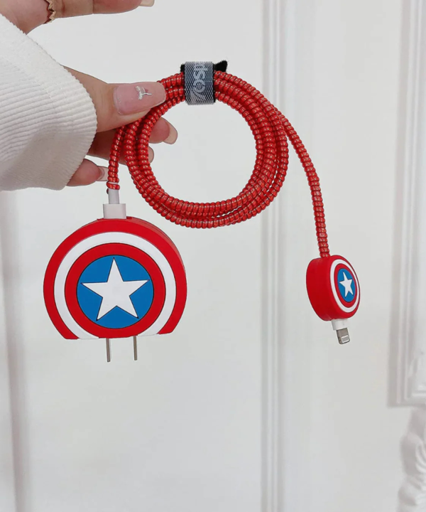 Captain America Shield Charger Protector Set