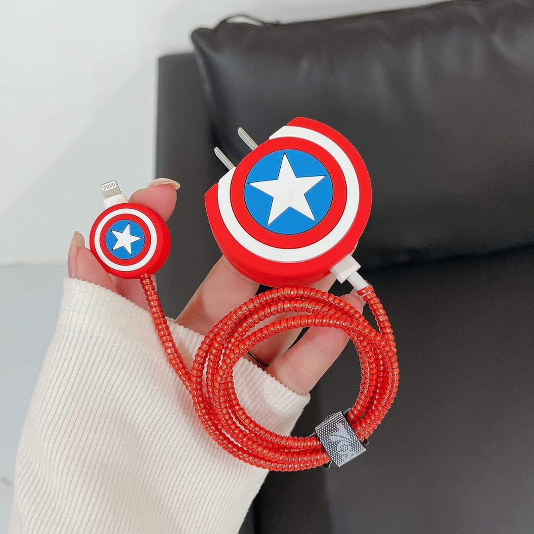 Captain America Shield Charger Protector Set - Image 2
