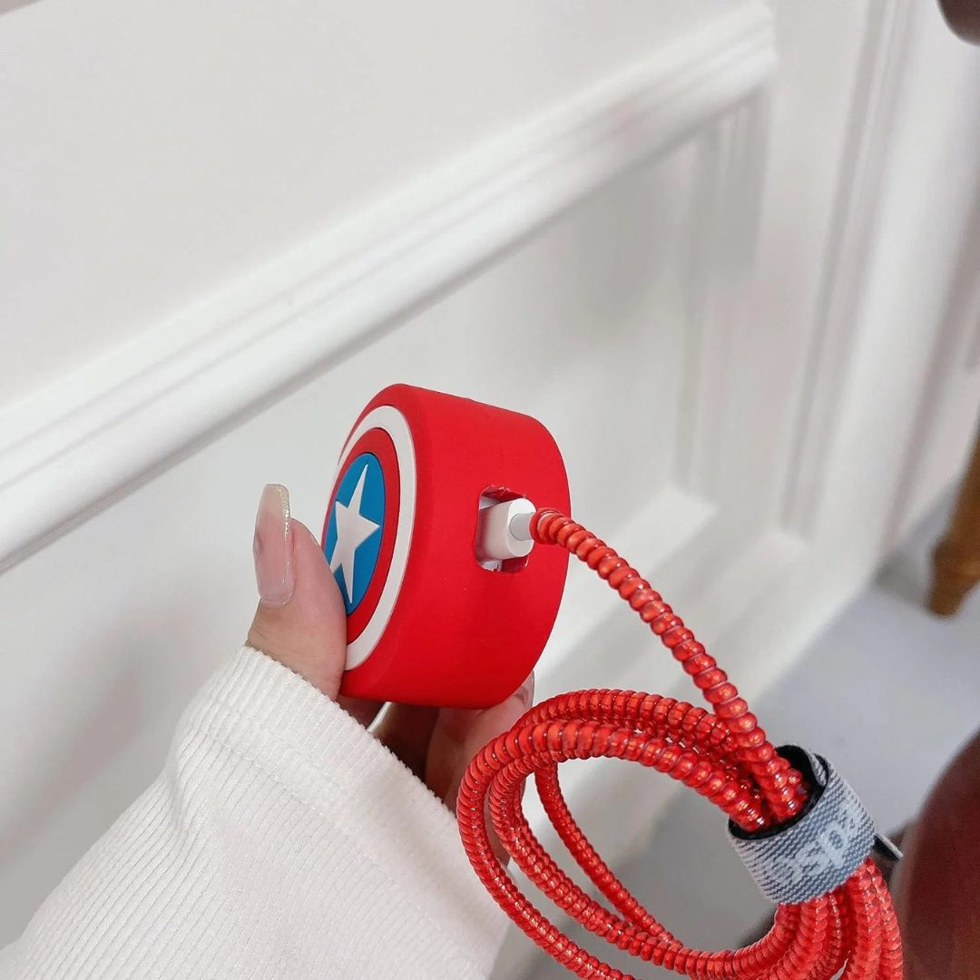 Captain America Shield Charger Protector Set - Image 3