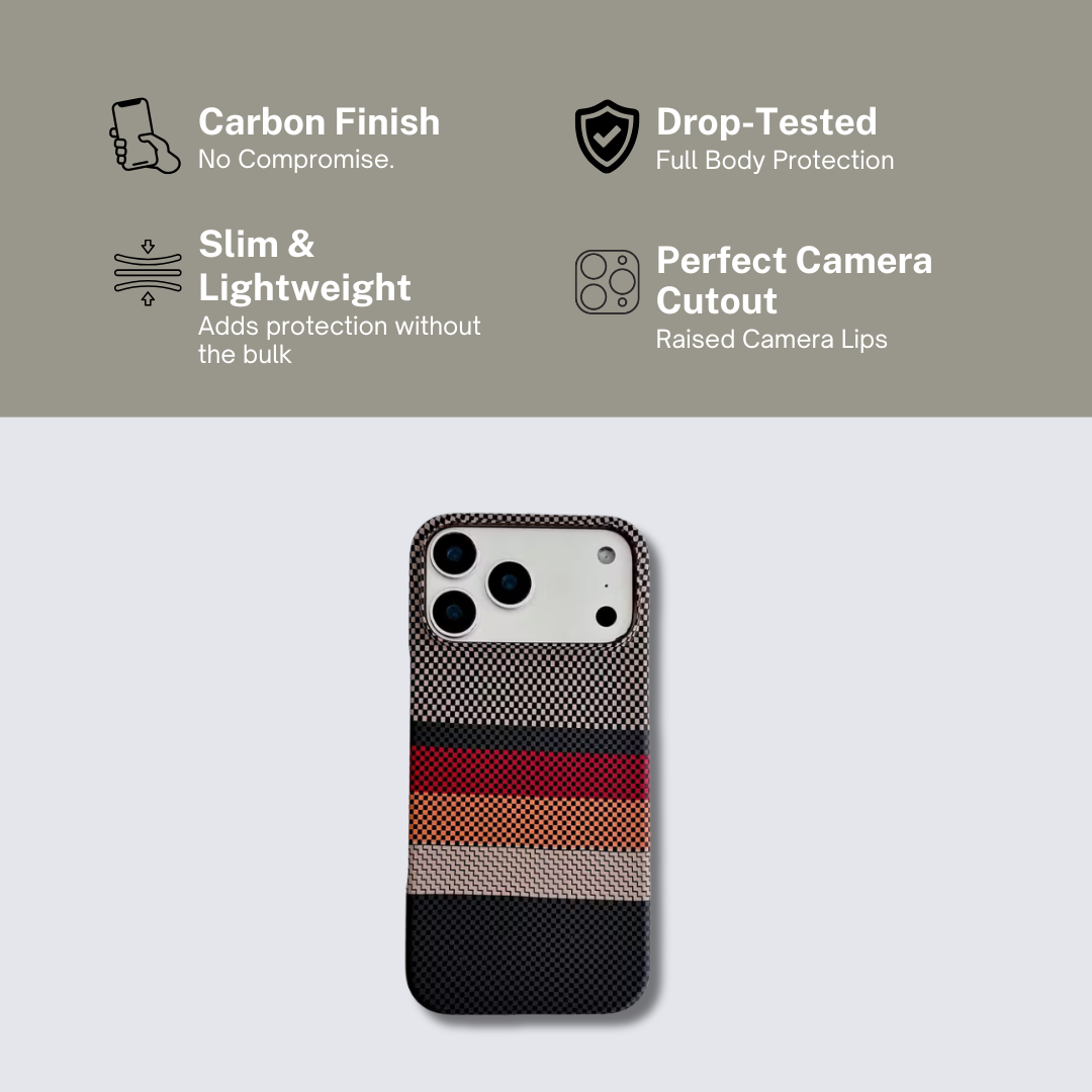 Signature Limited Edition Carbon Fiber Finish Case (Crimson Copper) - Image 3