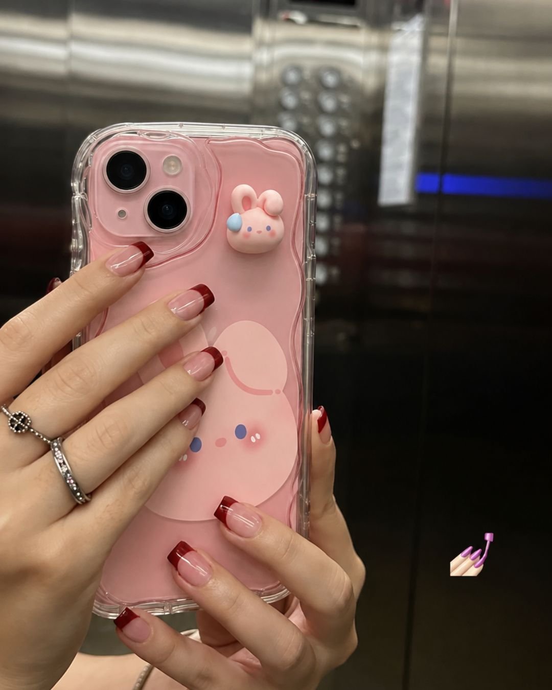 3D Frog Character Semi Transparent iPhone Case photo review