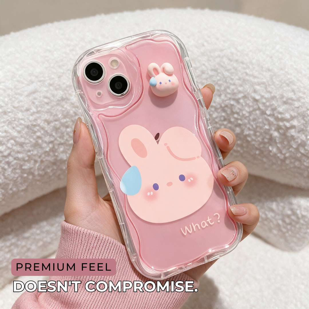 3D Frog Character Semi Transparent iPhone Case - Image 3