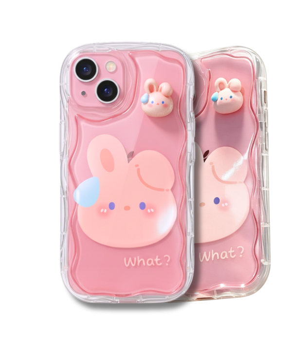 3D Bunny Character iPhone Case
